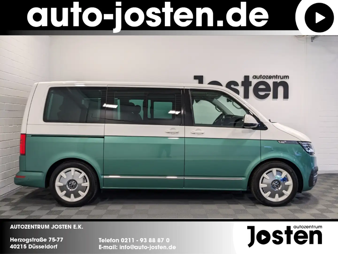 Volkswagen T6.1 Multivan Highline 2.0 TDI DSG 4M Navi ACC CarPlay LED Zelená - 2