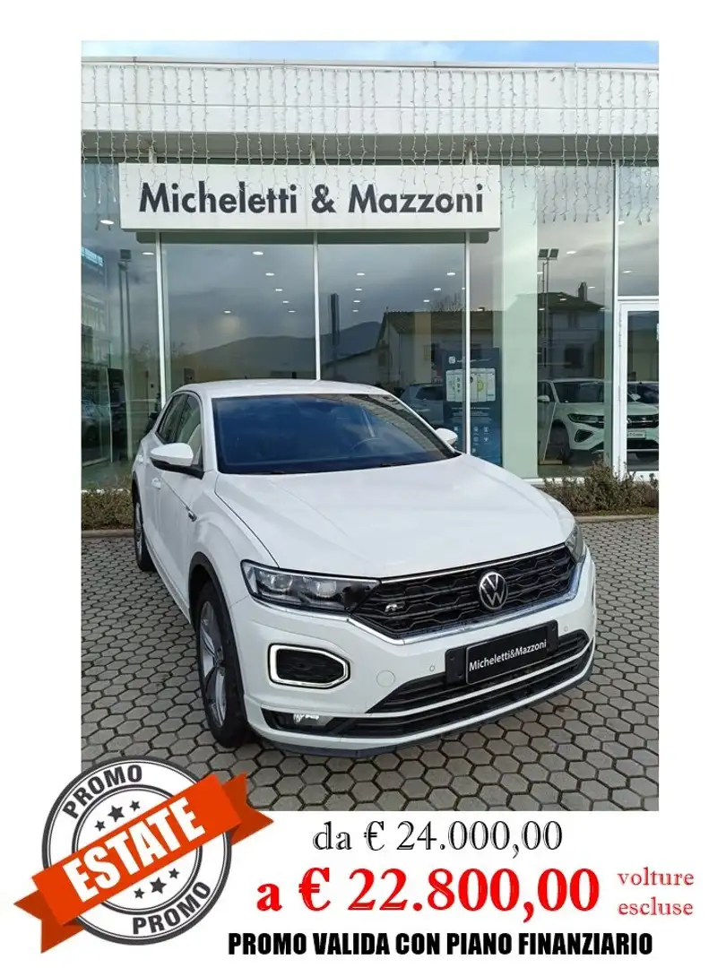 Volkswagen T-Roc T-Roc 1.5 tsi Sport dsg Weiß - 1