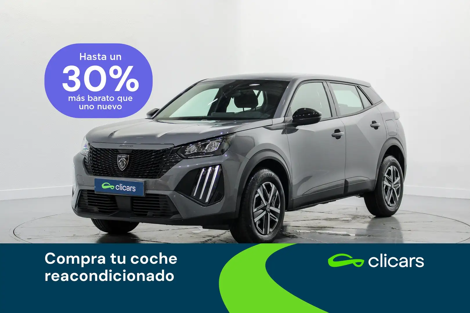 Peugeot 2008 1.2 PureTech S&S Style 100 Gris - 1