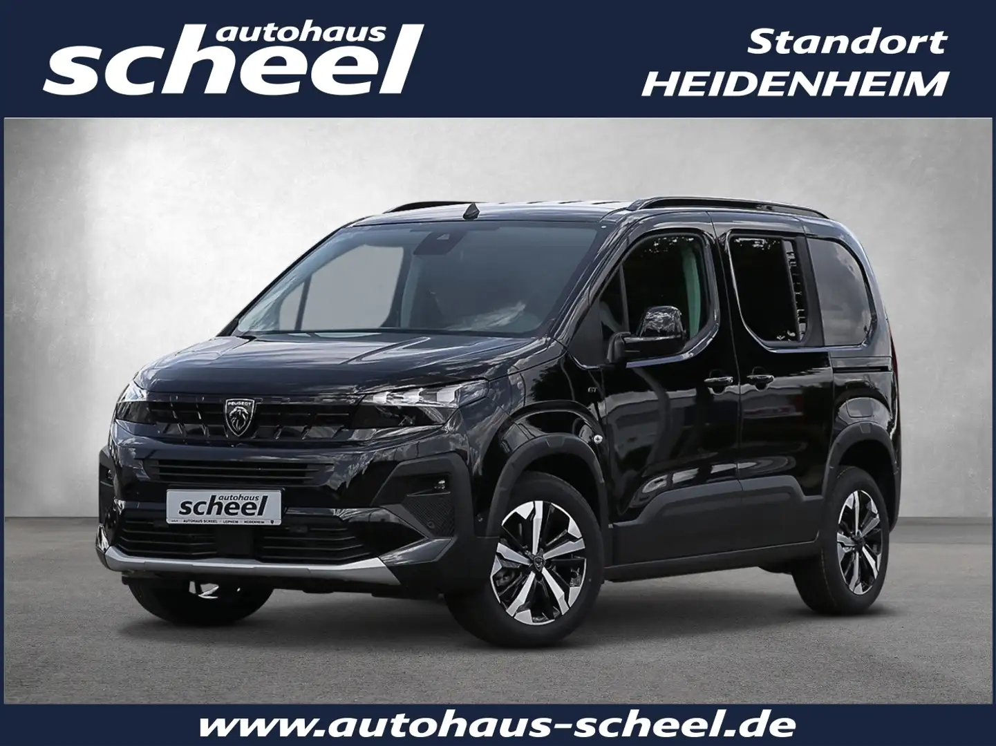 Peugeot Rifter 1.5 BlueHDi 130 FAP L1 GT Kam./KeyLess/LM Schwarz - 1
