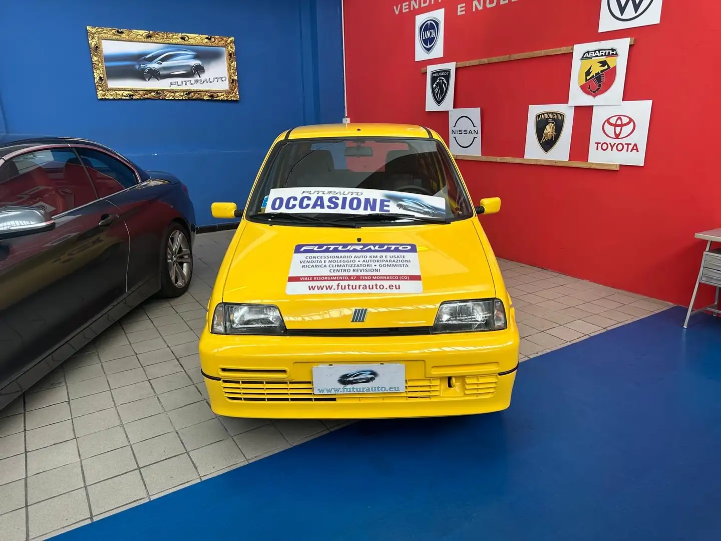 Fiat Cinquecento Cinquecento 1.1 Sporting Neo Patentati Gelb - 1