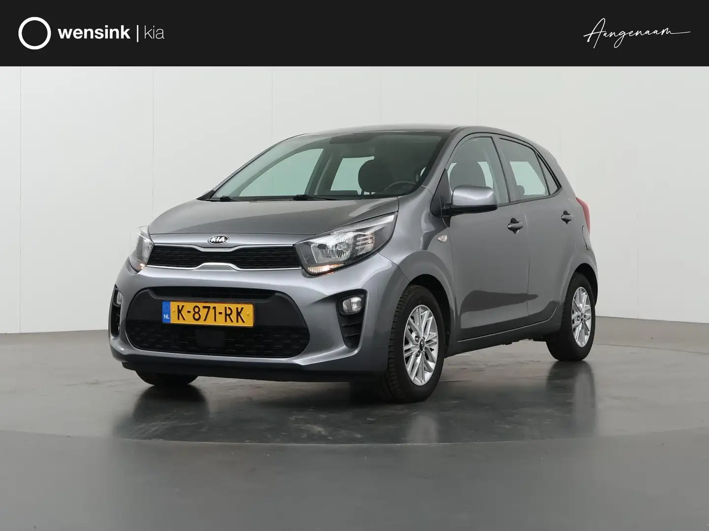 Kia Picanto 1.0 DPi DynamicLine | Parkeercamera | Airco | Crui Grijs - 1