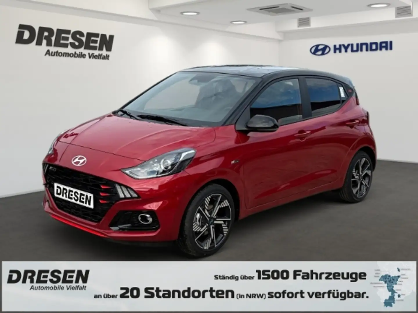 Hyundai i10 1.0 N-Line Klimatronic*Navi*Kamera*Sitz+Lenkradhei crvena - 1