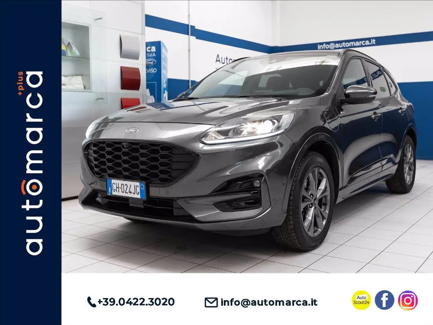 Ford Kuga 2.5 phev ST-Line 2wd 225cv cvt Grigio - 1