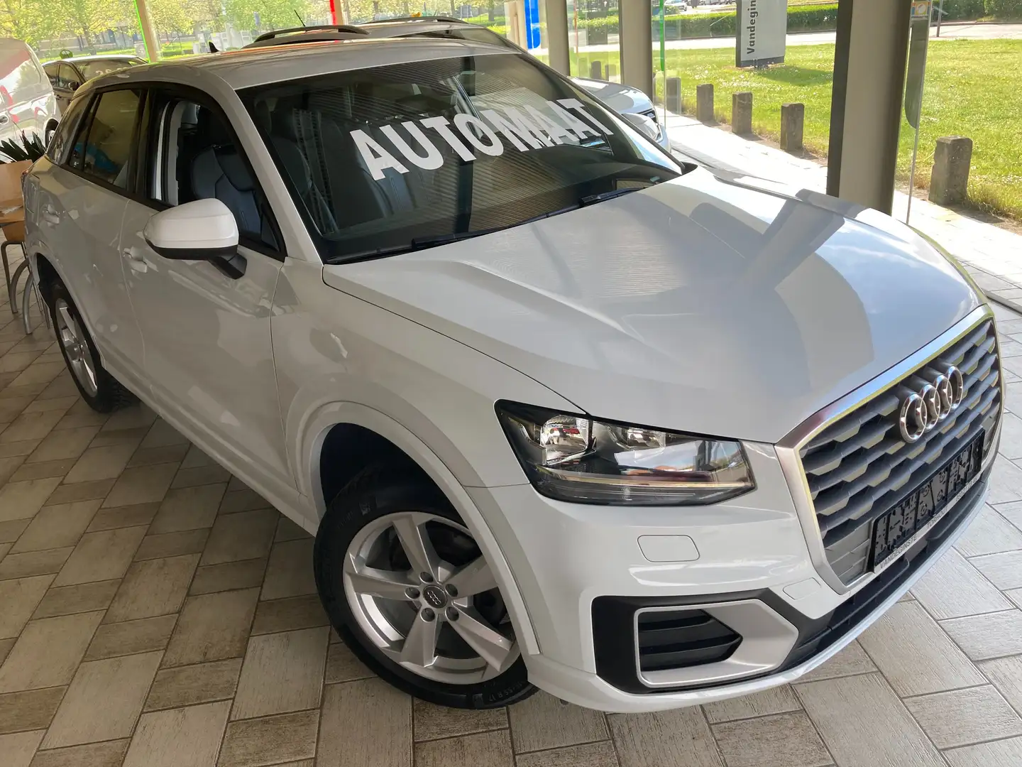Audi Q2 SPORT -AUTOMAAT -GPS -LEDER -Airco -CC -Sportzetel Blanc - 2