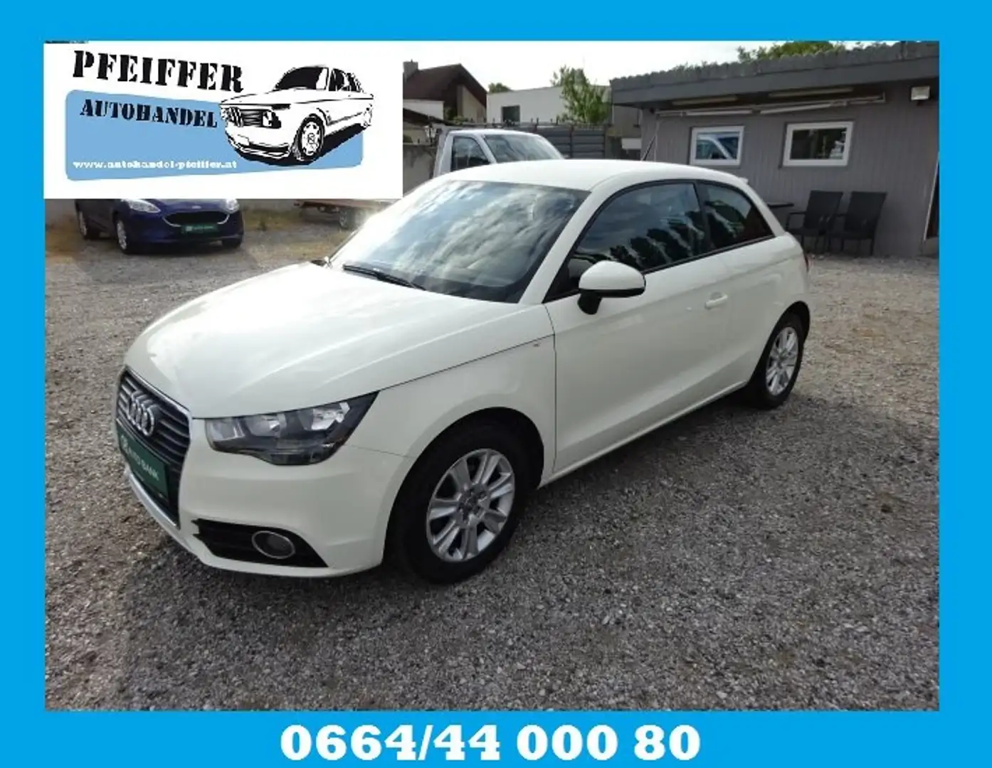 Audi A1 Attraction 28.300 KM Pickerl neu11.2026  1 Besitz Weiß - 1