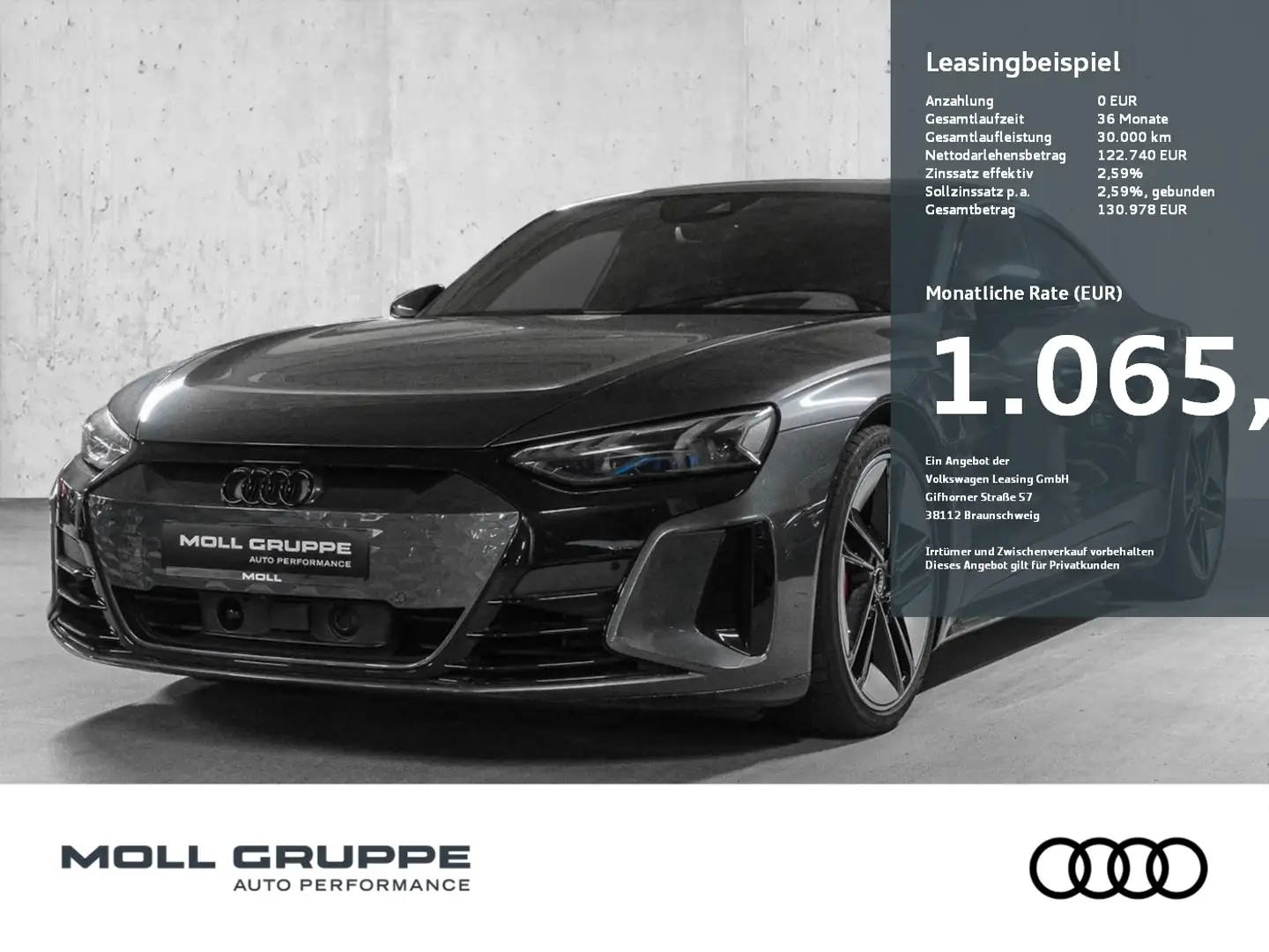Audi RS e-tron GT (Panorama - Glasdach) NAVI LEDER Grau - 1