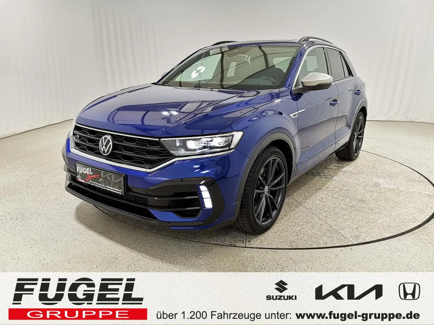 Volkswagen T-Roc 2.0 TSI DSG R 4Motion Pano|Sound|Leder|Navi|LED|Wi Blau - 1