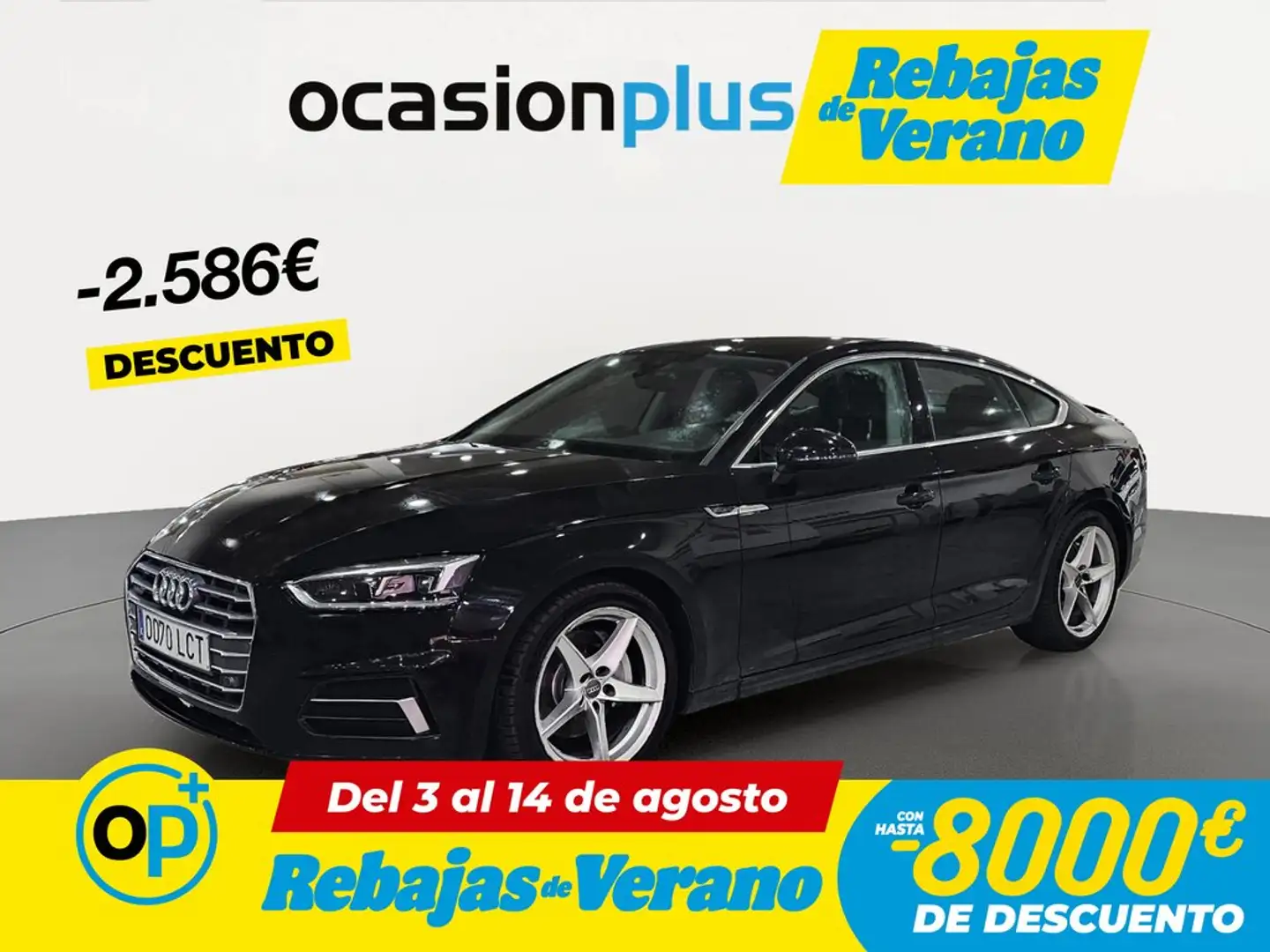 Audi A5 Sportback 40 TDI quattro Sport S tronic 140kW Negro - 1
