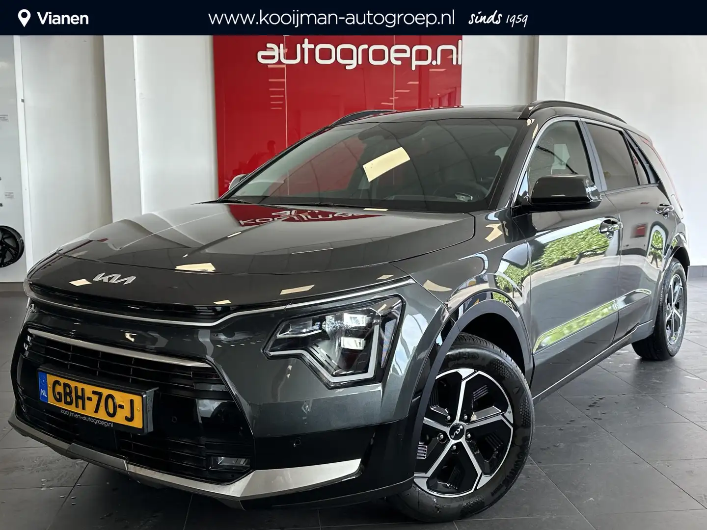 Kia Niro 1.6 GDi Hybrid DynamicPlusLine Head-up Display, Sc Grijs - 1