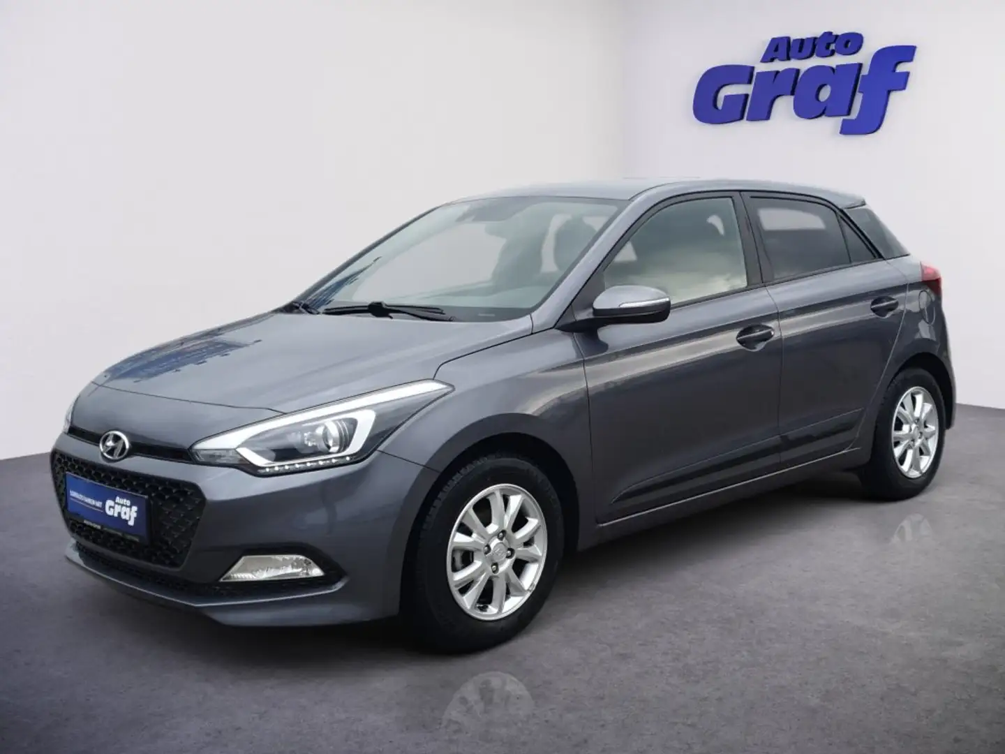 Hyundai i20 1,25 Go Gris - 1