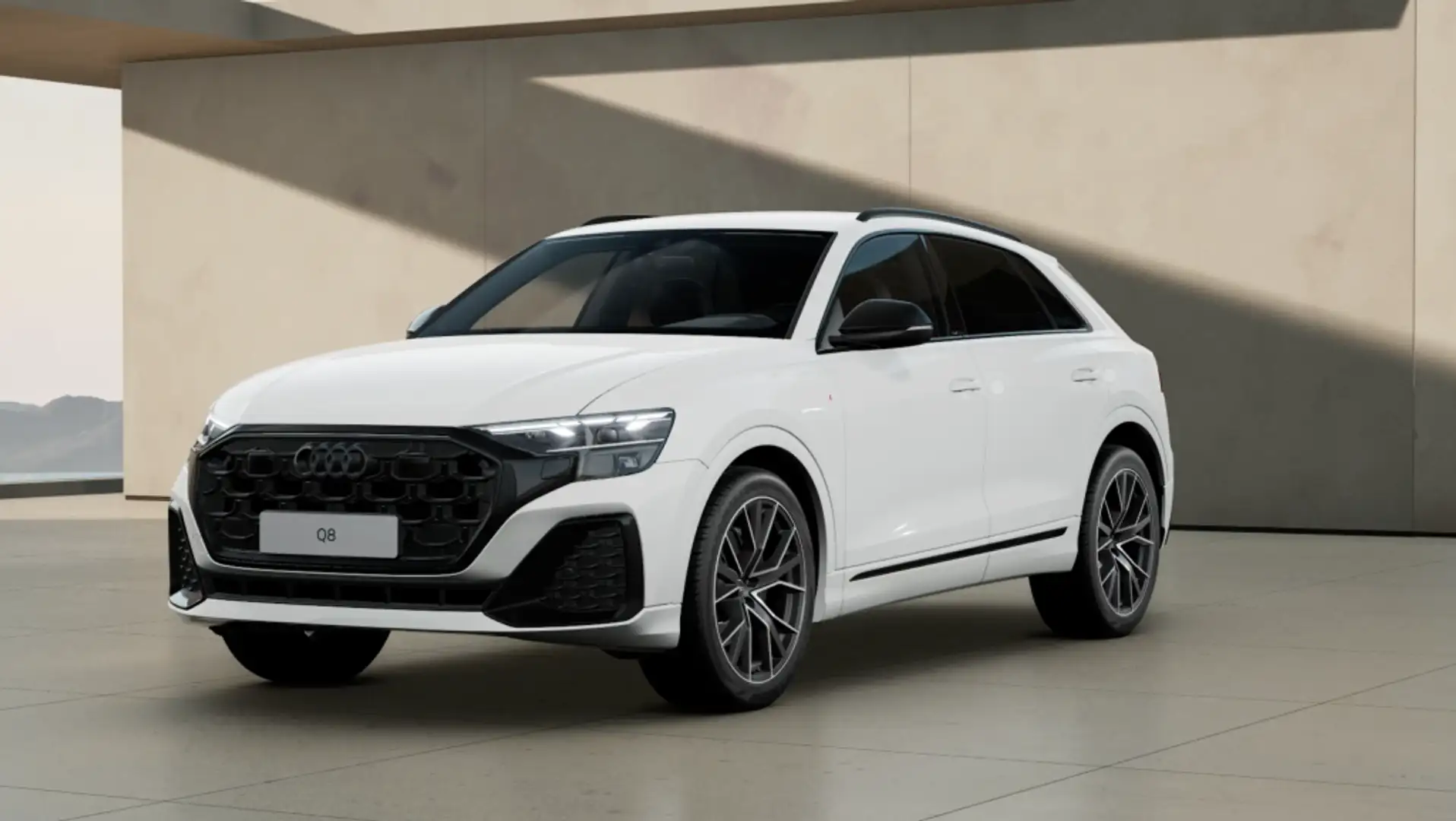 Audi Q8 45 TDI Black line quattro tiptronic Blanco - 1