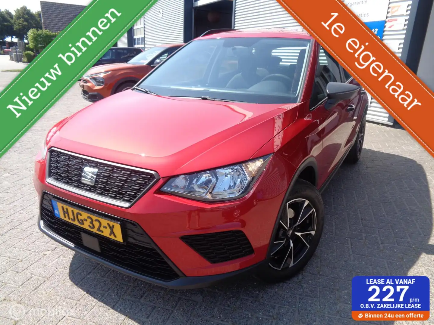 SEAT Arona 1.0 TSI Reference/Airco/Lm velgen/Carplay/1st eig/ Rood - 1