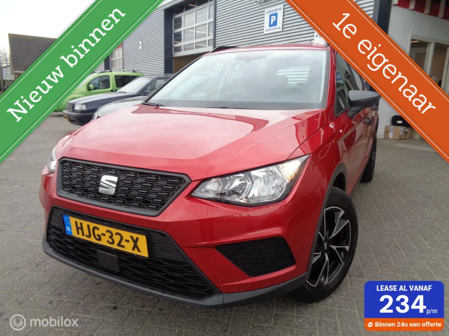 SEAT Arona 1.0 TSI Reference/Airco/Lm velgen/Carplay/1st eig/ Rosso - 1
