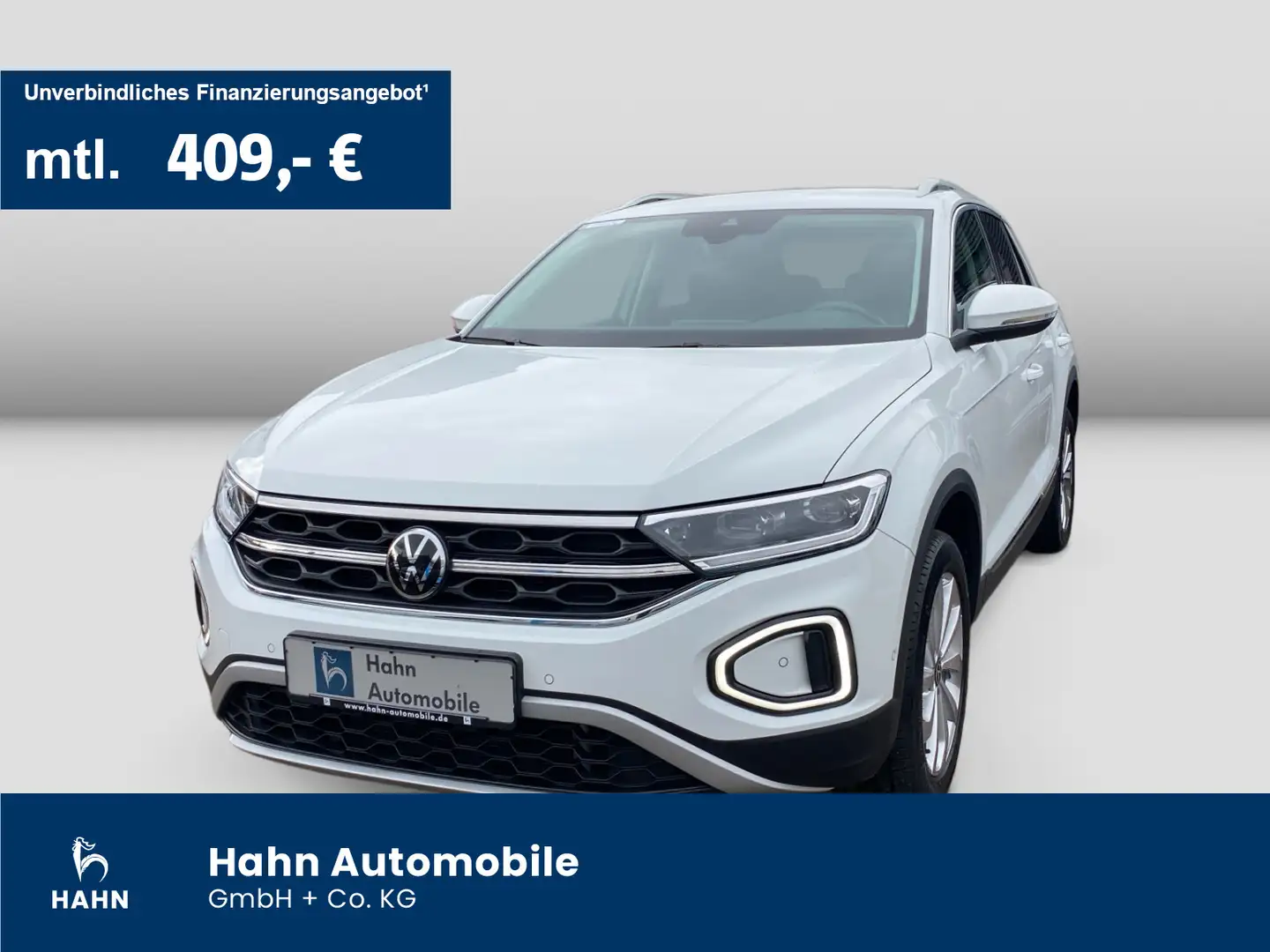 Volkswagen T-Roc 1.5 TSI Style AHK Cam LED Navi Sitzhzg ACC Weiß - 1