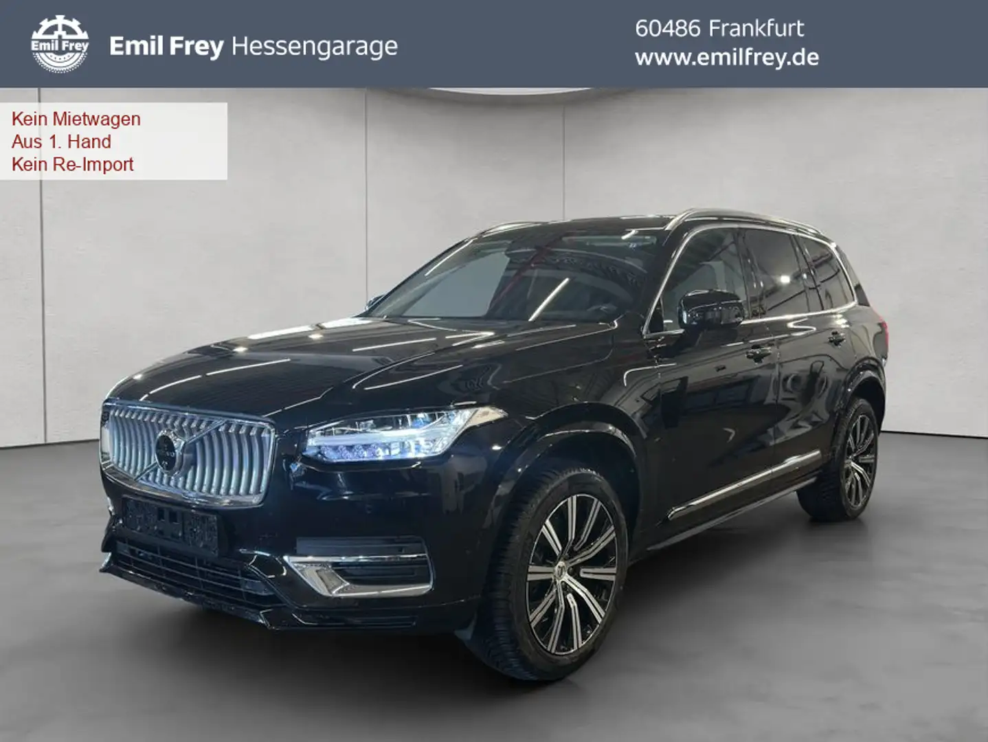 Volvo XC90 XC90 B5 AWD Plus-Bright 7S Glasd Standh 360° Leder Schwarz - 1