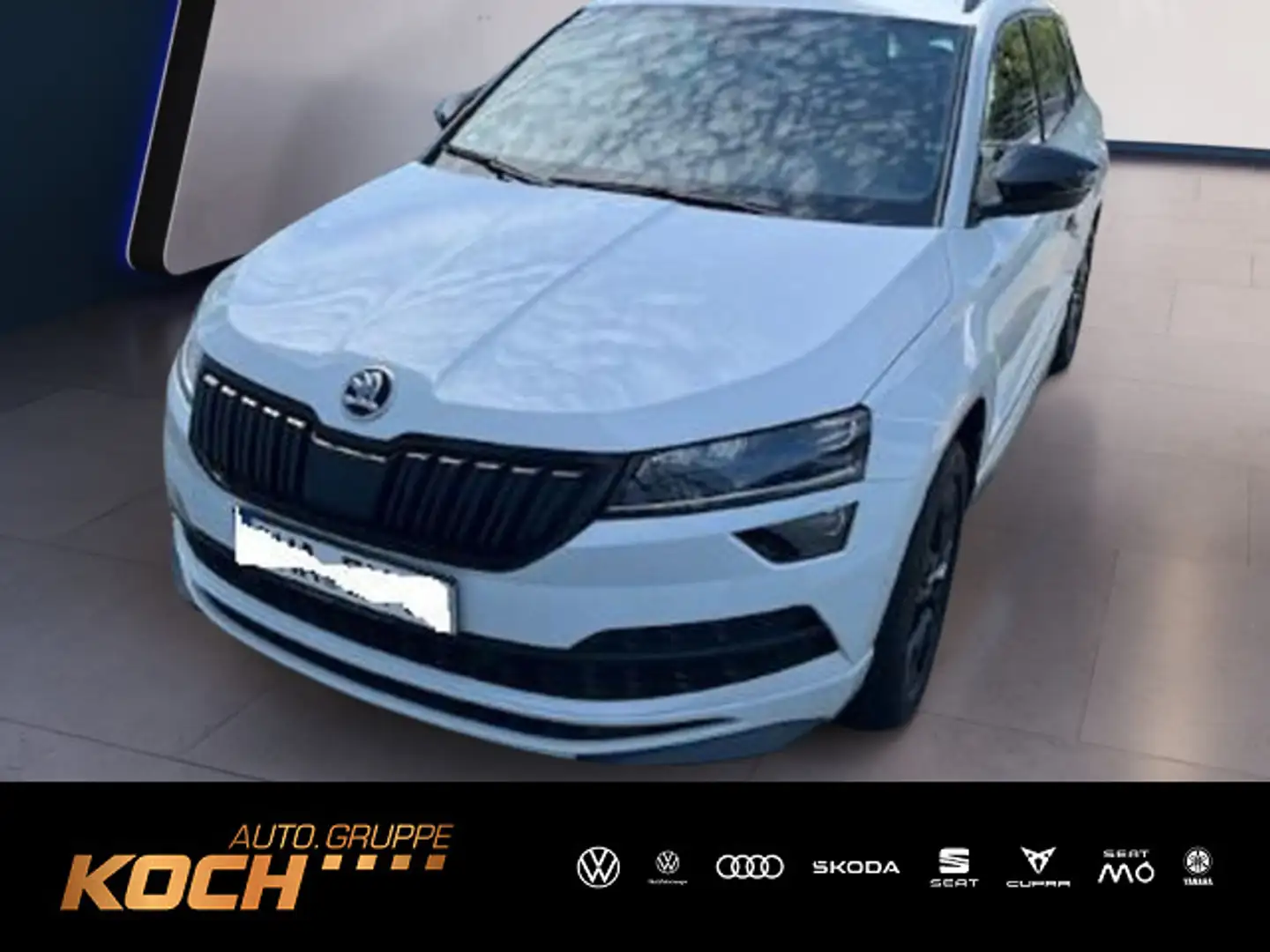 Skoda Karoq 2.0 TDI Sportline 4x4 NAVI*AHK*ACC*LED Weiß - 1