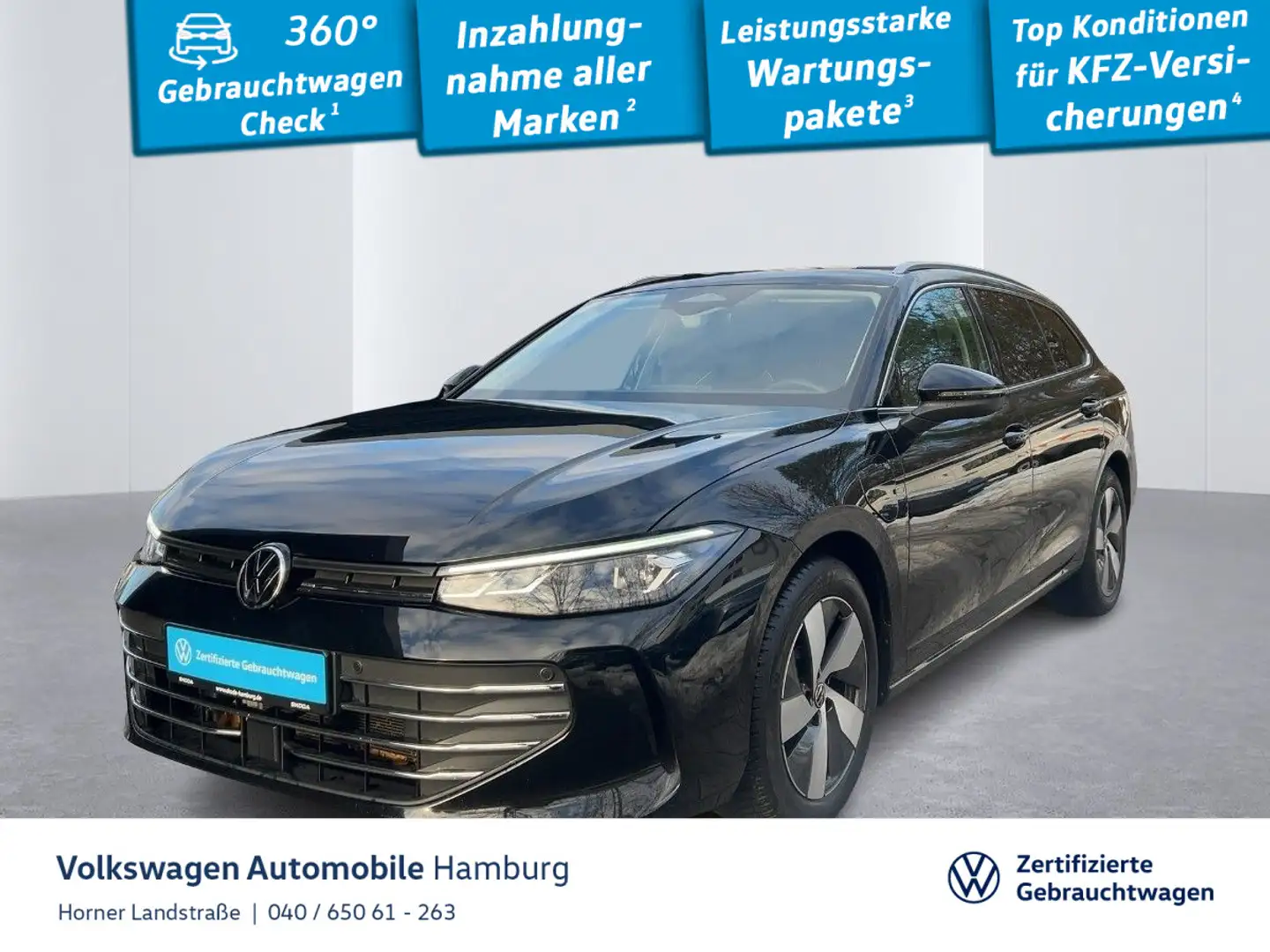 Volkswagen Passat Variant eHybrid 1.5TSIDSG AK Massagesitze Schwarz - 1