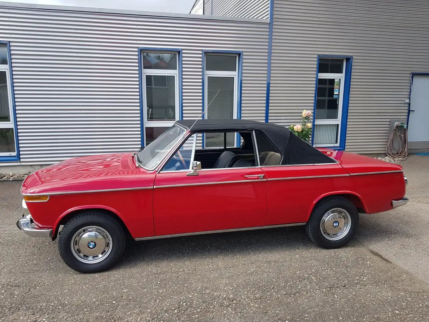 BMW 2002 1600-2 Vollcabriolet #komplett restauriert# Rojo - 2
