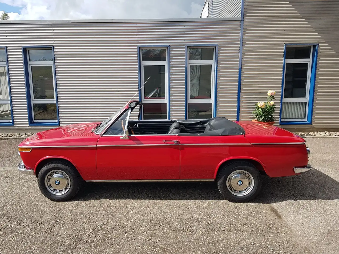 BMW 2002 1600-2 Vollcabriolet #komplett restauriert# Rojo - 1