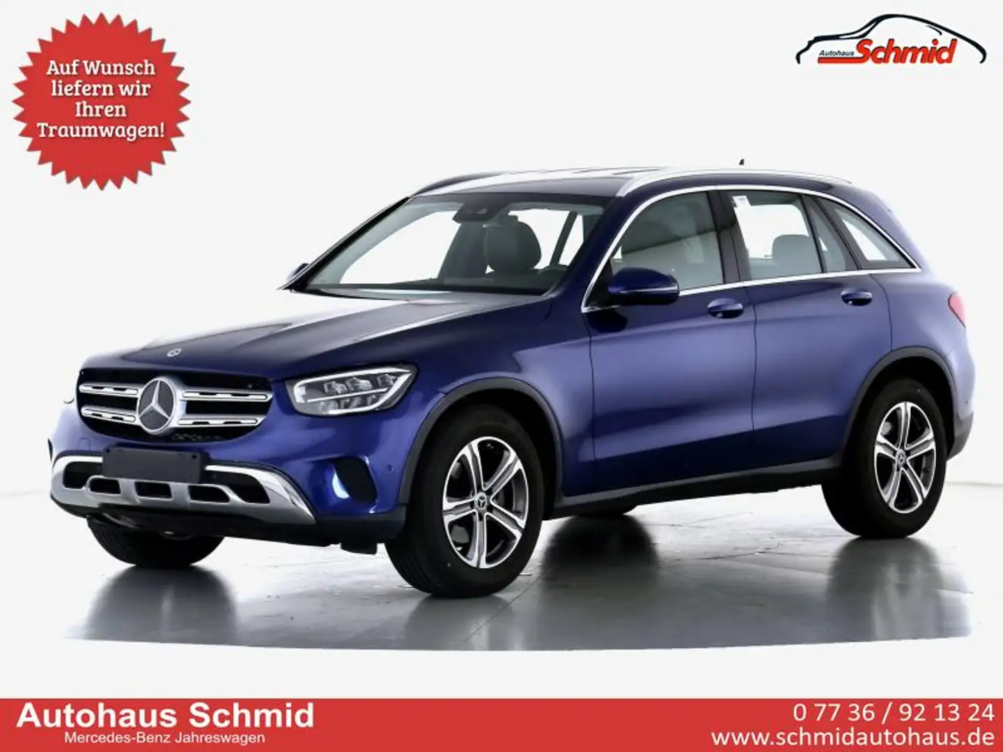 Mercedes-Benz GLC 220 d 4 M, Exclusive Interierur, Assistenz-Paket, O... Blauw - 1