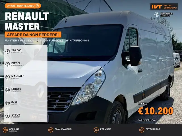 Renault Master Master T35 2.3 dCi/145 PL-TM Furgone Twin Turbo S&