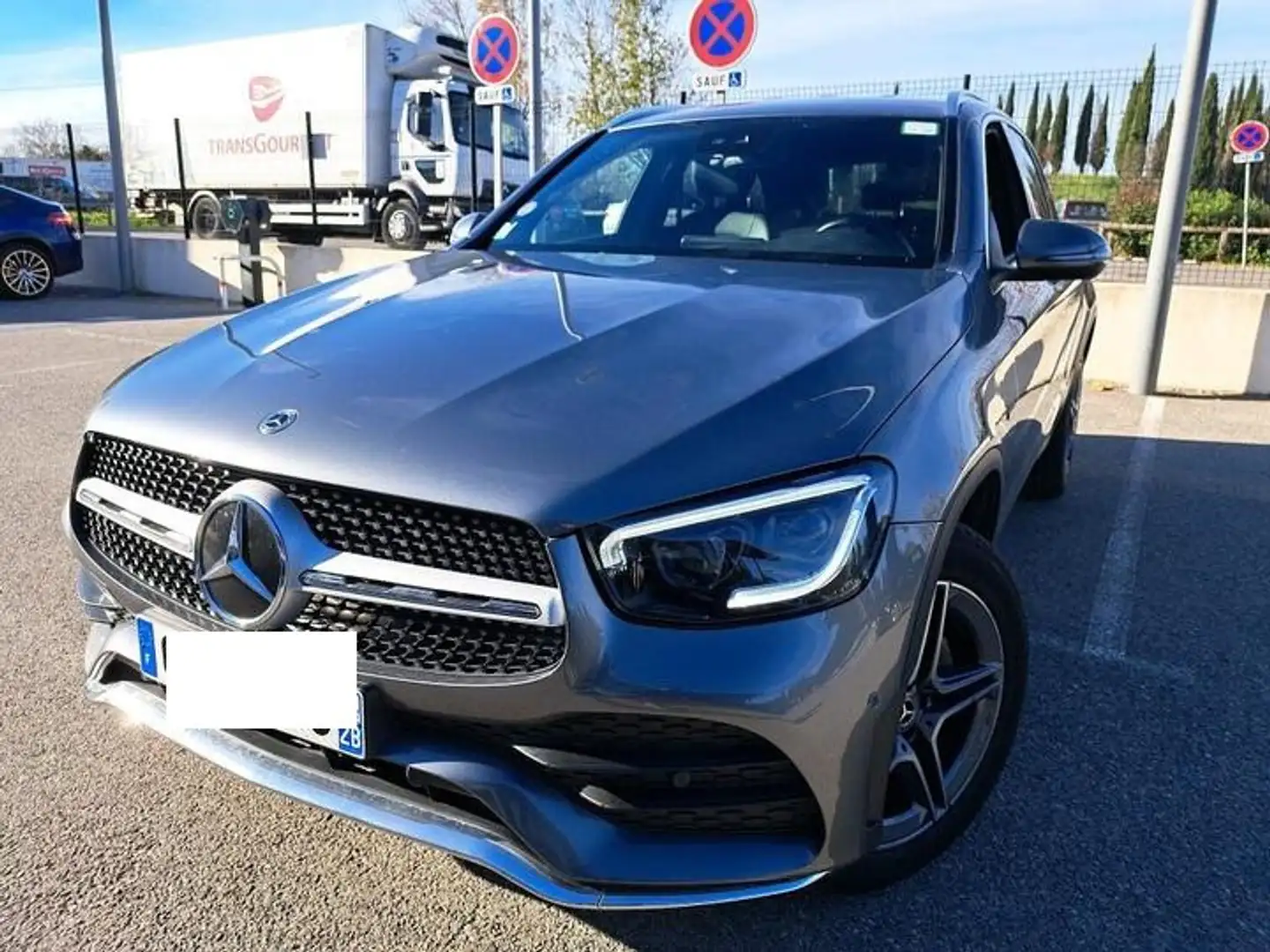 Mercedes-Benz GLC 300 300 DE 194+122CH AMG LINE 4MATIC 9G-TRONIC Gris - 1