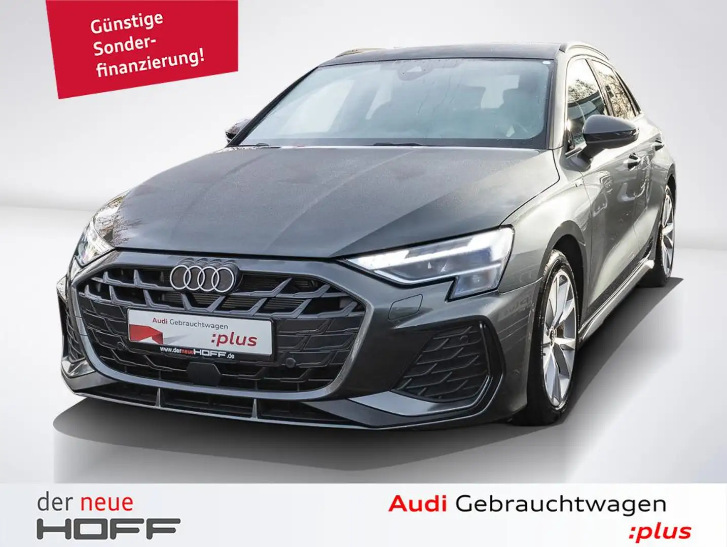 Audi A3 S line S tronic LED Navi Plus PDC Teilleder Grau - 1