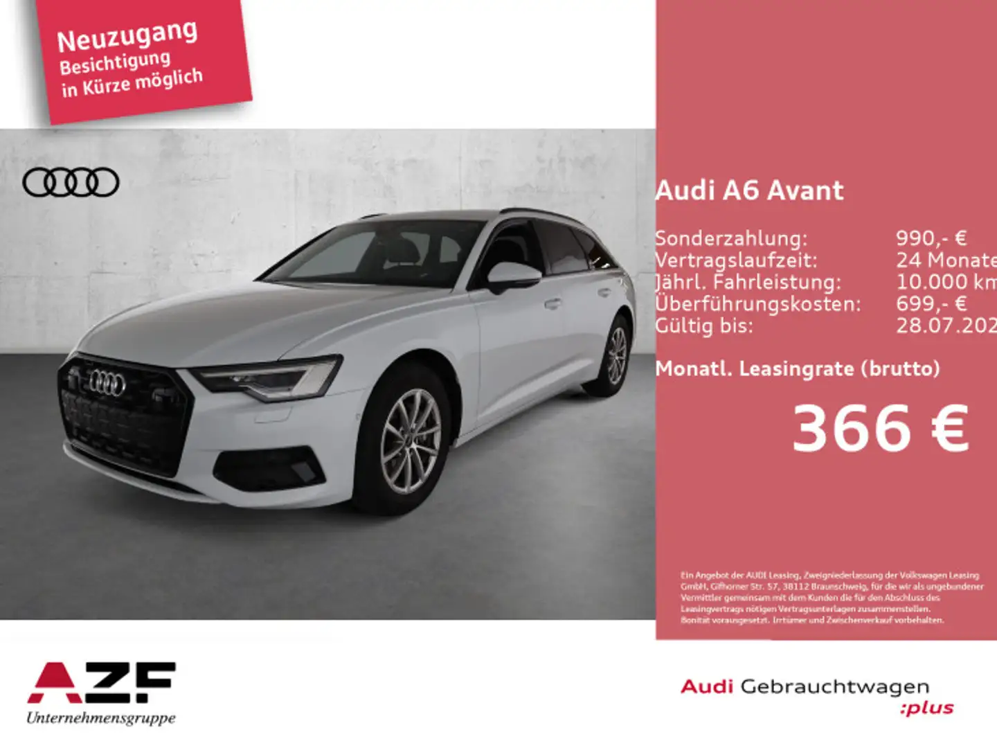 Audi A6 Avant 40 TDI S-tronic advanced HUD+MATRIX-LED+ACC+ Weiß - 1