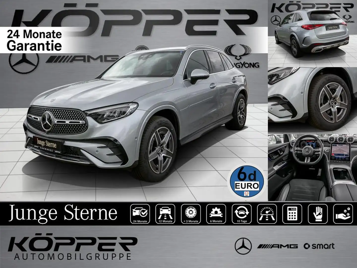 Mercedes-Benz GLC 300 e 4M AMG EDITION Silver Line Premium LED Zilver - 1