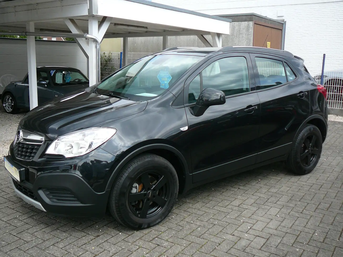 Opel Mokka Sehr Gepflegt,Scheckheft,Klimaanlage,AHK,usw.! Schwarz - 1