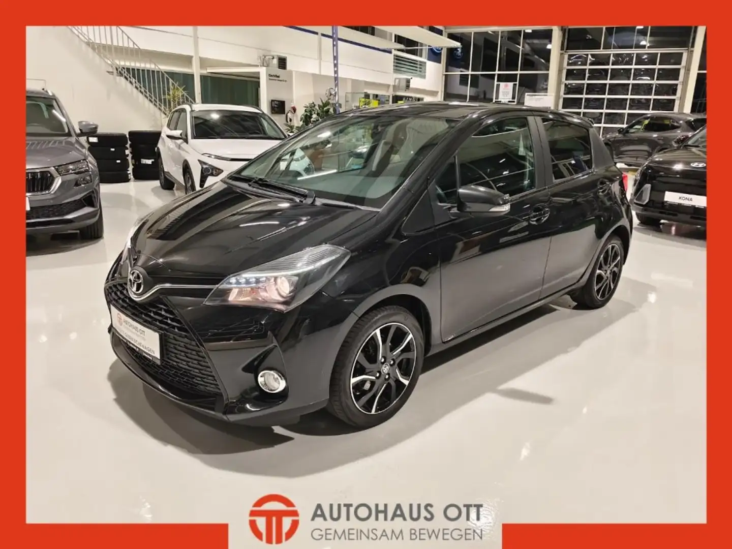 Toyota Yaris 1,33 Dual-VVT-i Schwarz - 1