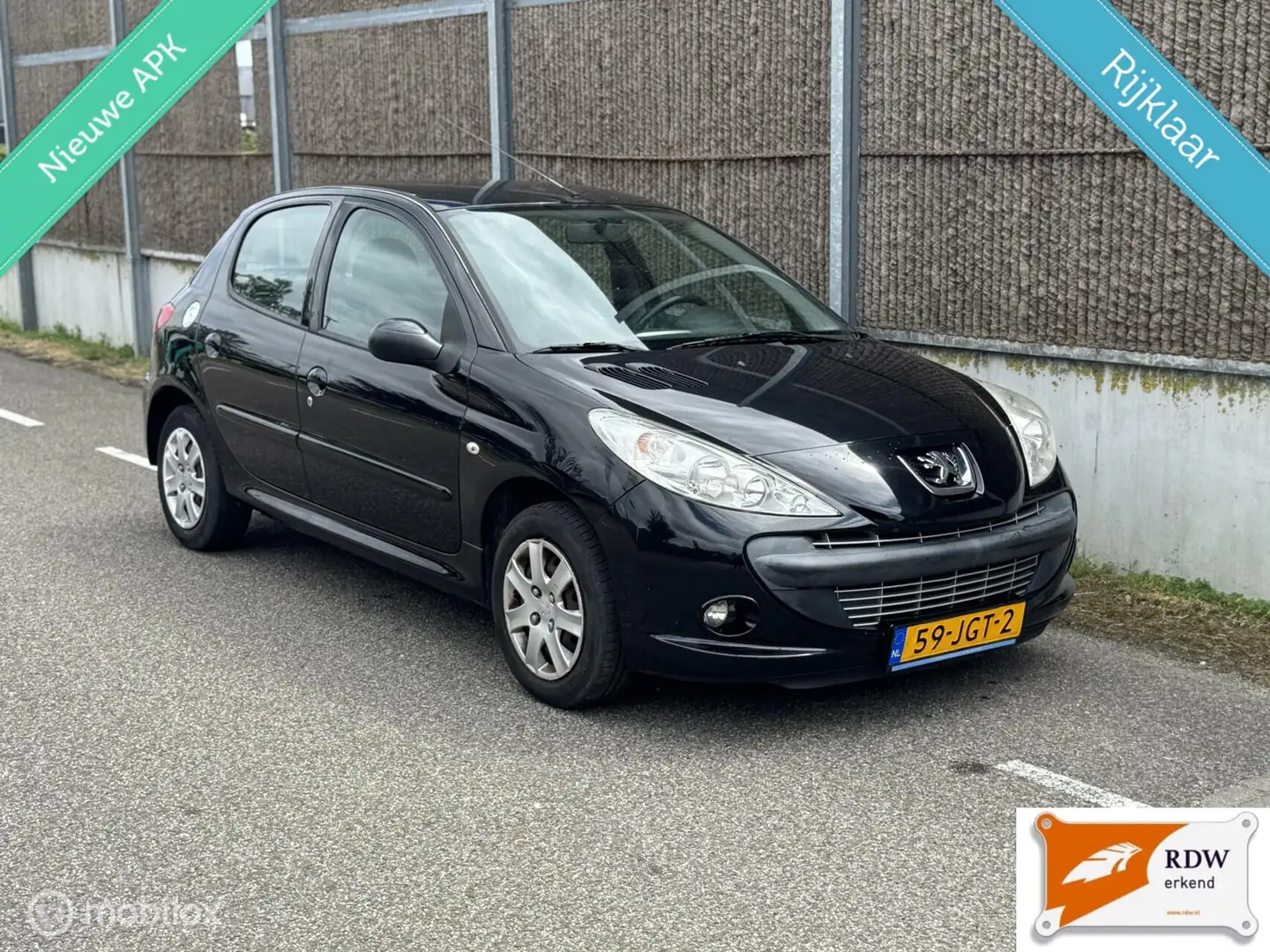 Peugeot 206 + 1.4 XS NAP/NWE APK/NWE KOPPELING/LAGE KM STAND Noir - 1