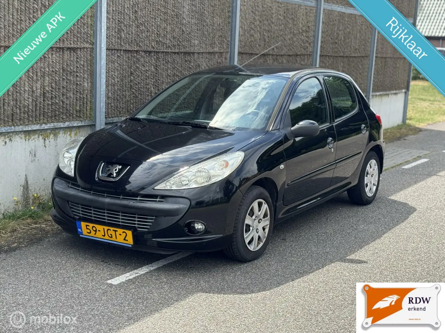 Peugeot 206 + 1.4 XS NAP/NWE APK/NWE KOPPELING/LAGE KM STAND Noir - 2
