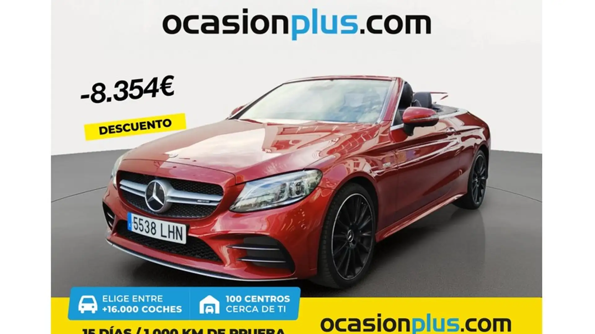 Mercedes-Benz C 43 AMG Cabrio 4Matic Aut. Rojo - 1