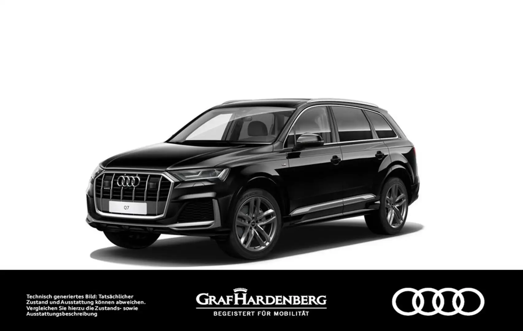 Audi Q7 55 TFSI quattro S line Matrix Navi B&O AHK Schwarz - 1