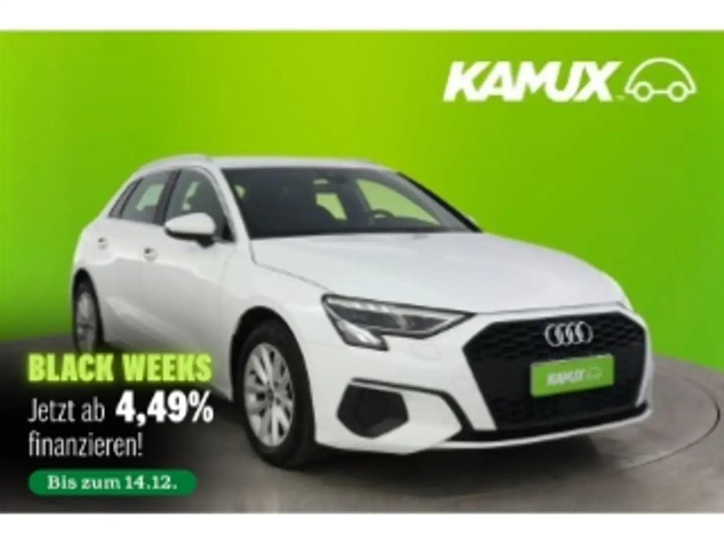 Audi A3 30TFSI Sb S-tronic+LED+VIRTUAL+CARPLAY+TEMPO Weiß - 1