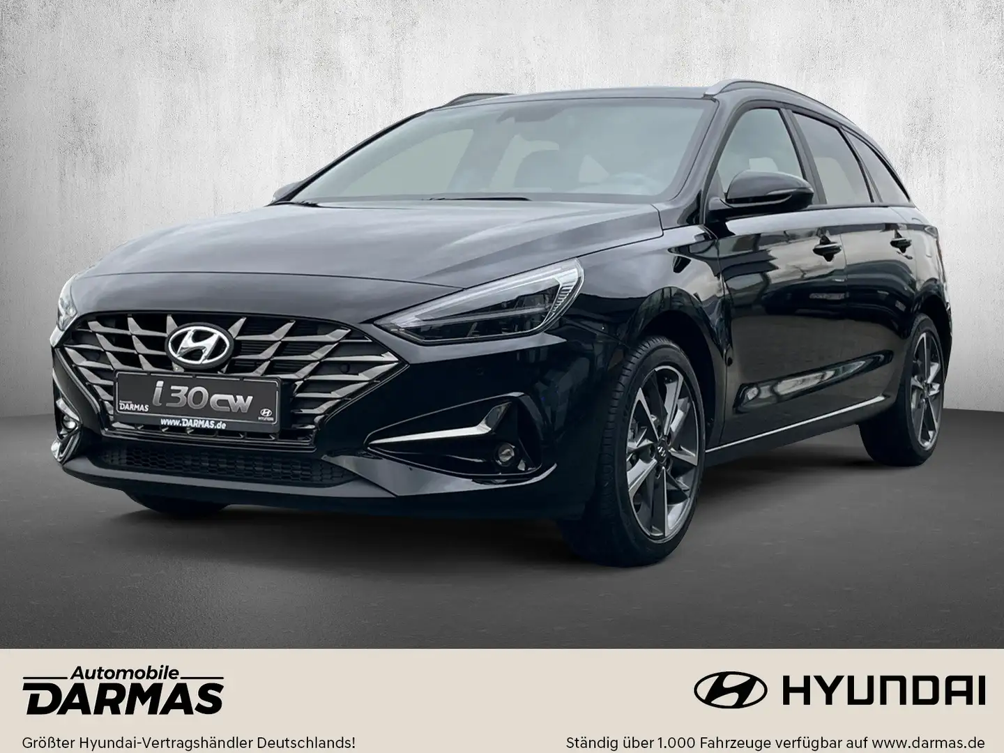 Hyundai i30 i30 Kombi 1.0 Turbo DCT Connect & Go Navi TOP Schwarz - 1