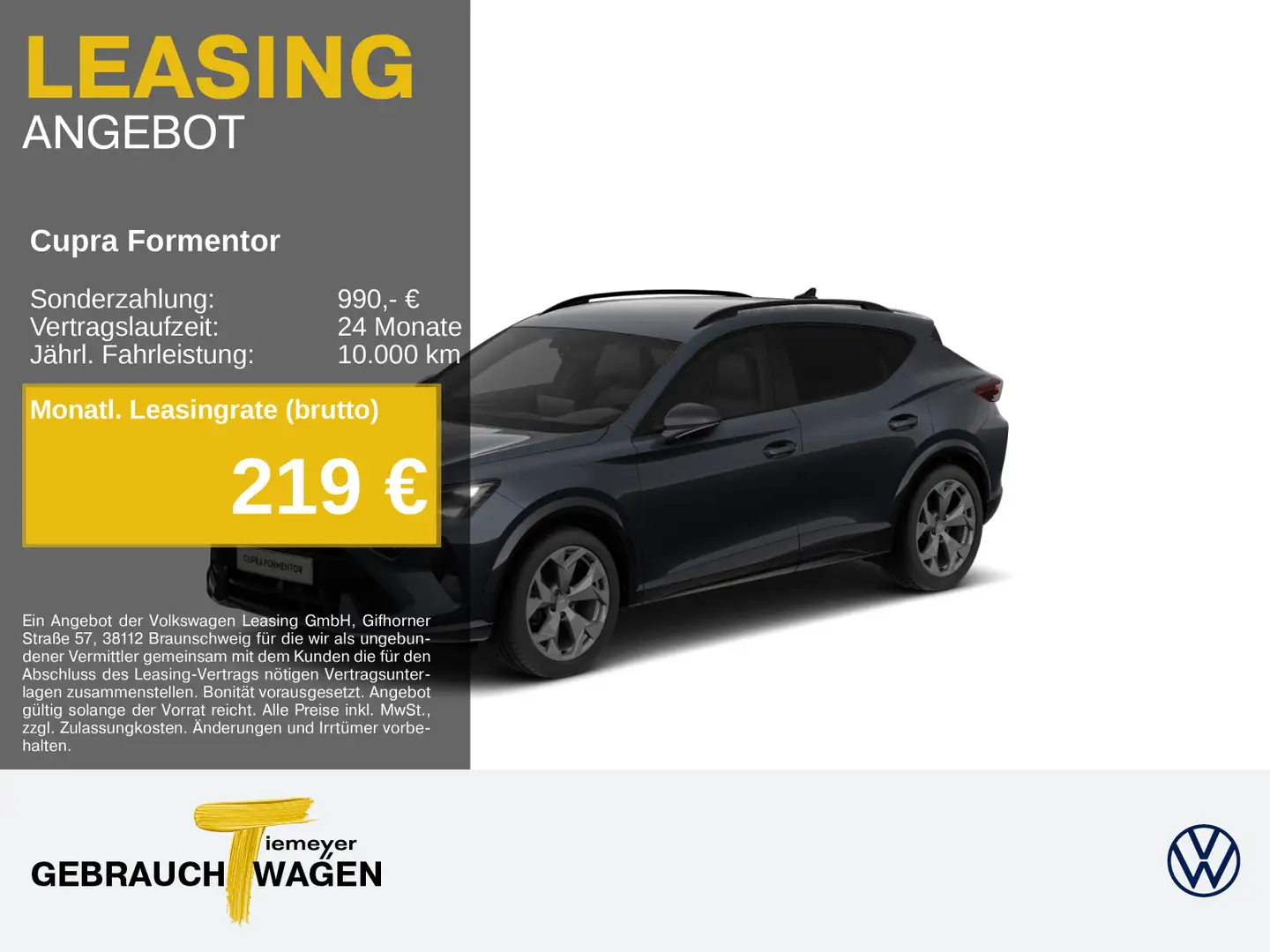 CUPRA Formentor 2.0 TDI DSG SENNHEISER SUPERSPORT 360° Gris - 1