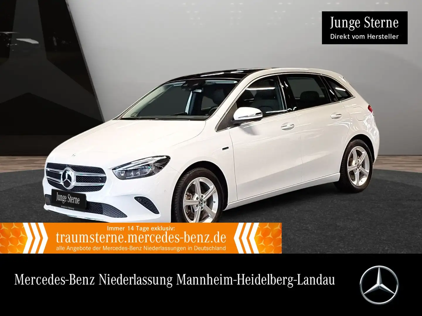 Mercedes-Benz B 250 e PROGRESSIVE+PANO+360°+AHK+MULTIBEAM+HUD Weiß - 1
