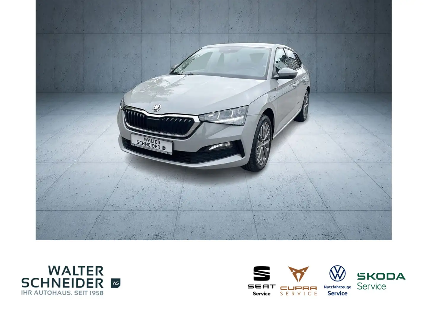 Skoda Scala 1.0 TSI DSG Clever LED PDC SHZ Gris - 1