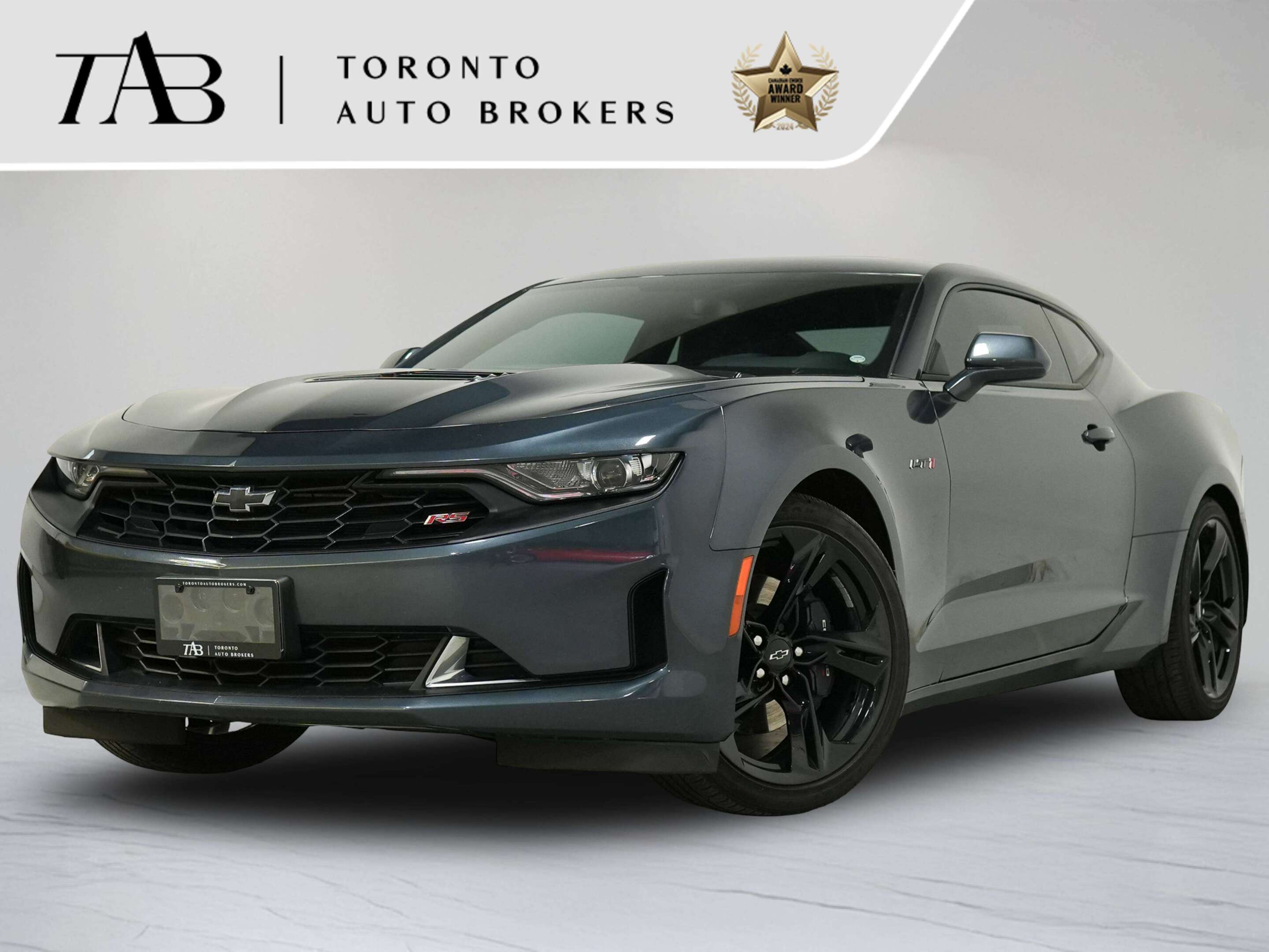 Gray 2023 Chevrolet Camaro Coupe Rear-Wheel Drive 6-Speed Manual