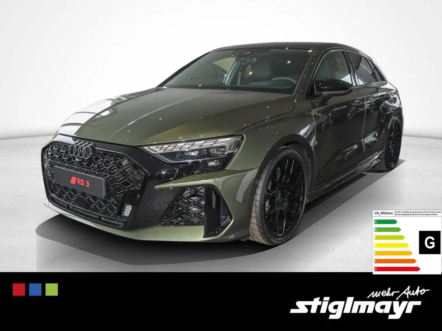 Audi RS3 Sportback Panorama+MATRIX+Alu-19+Park-Assist Vert - 1