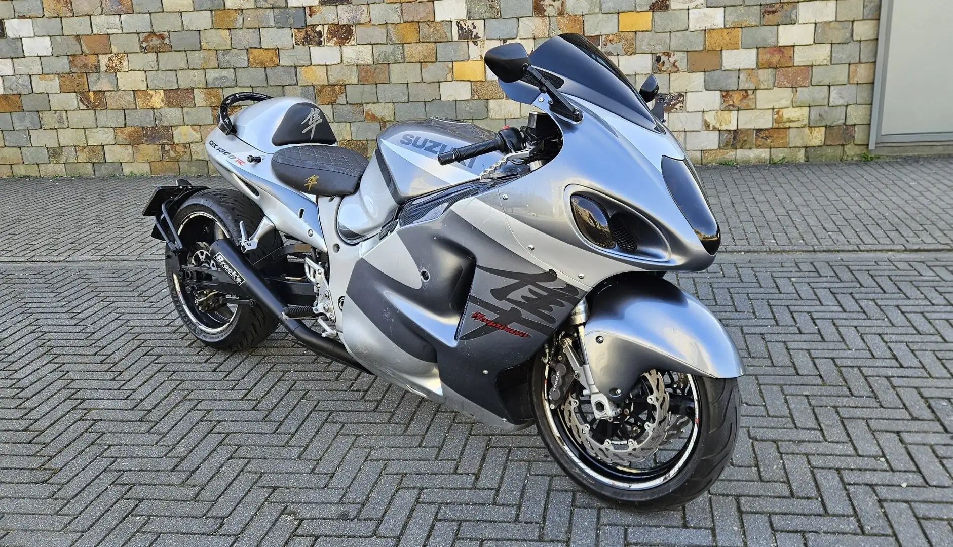 Suzuki Hayabusa 1300 GSXR Verlengd/PowerComm.✅️ Срібний - 1