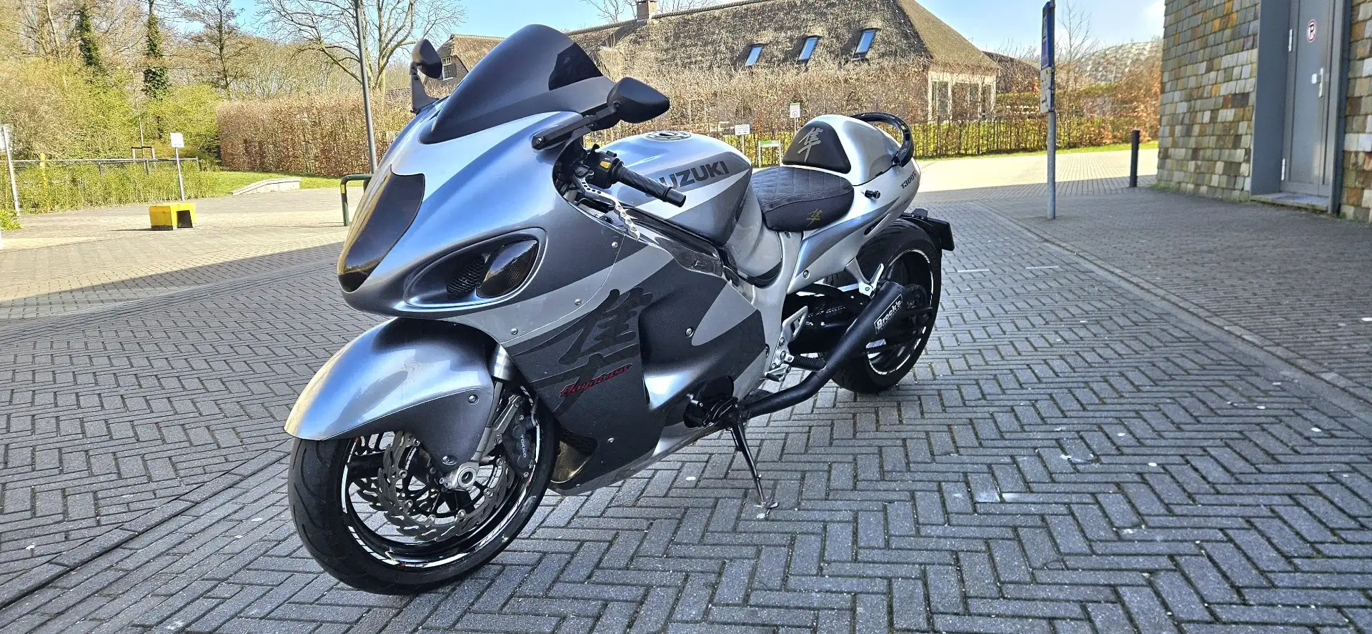 Suzuki Hayabusa 1300 GSXR Verlengd/PowerComm.✅️ Срібний - 2