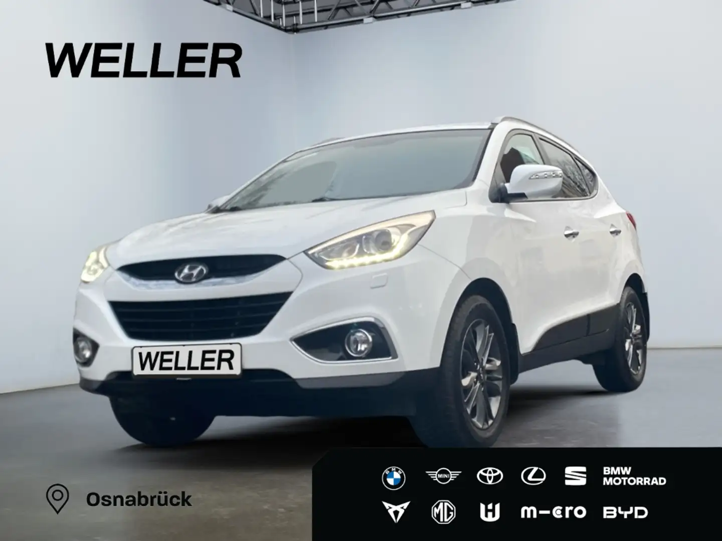 Hyundai iX35 1.6 2WD Classic *SHZ*PDC hi*Bluetooth*Tempo* Weiß - 1