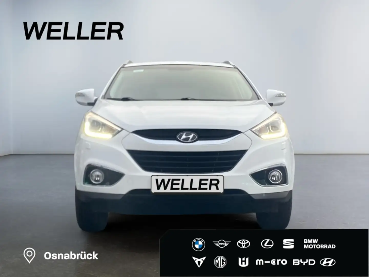 Hyundai iX35 1.6 2WD Classic *SHZ*PDC hi*Bluetooth*Tempo* Weiß - 2