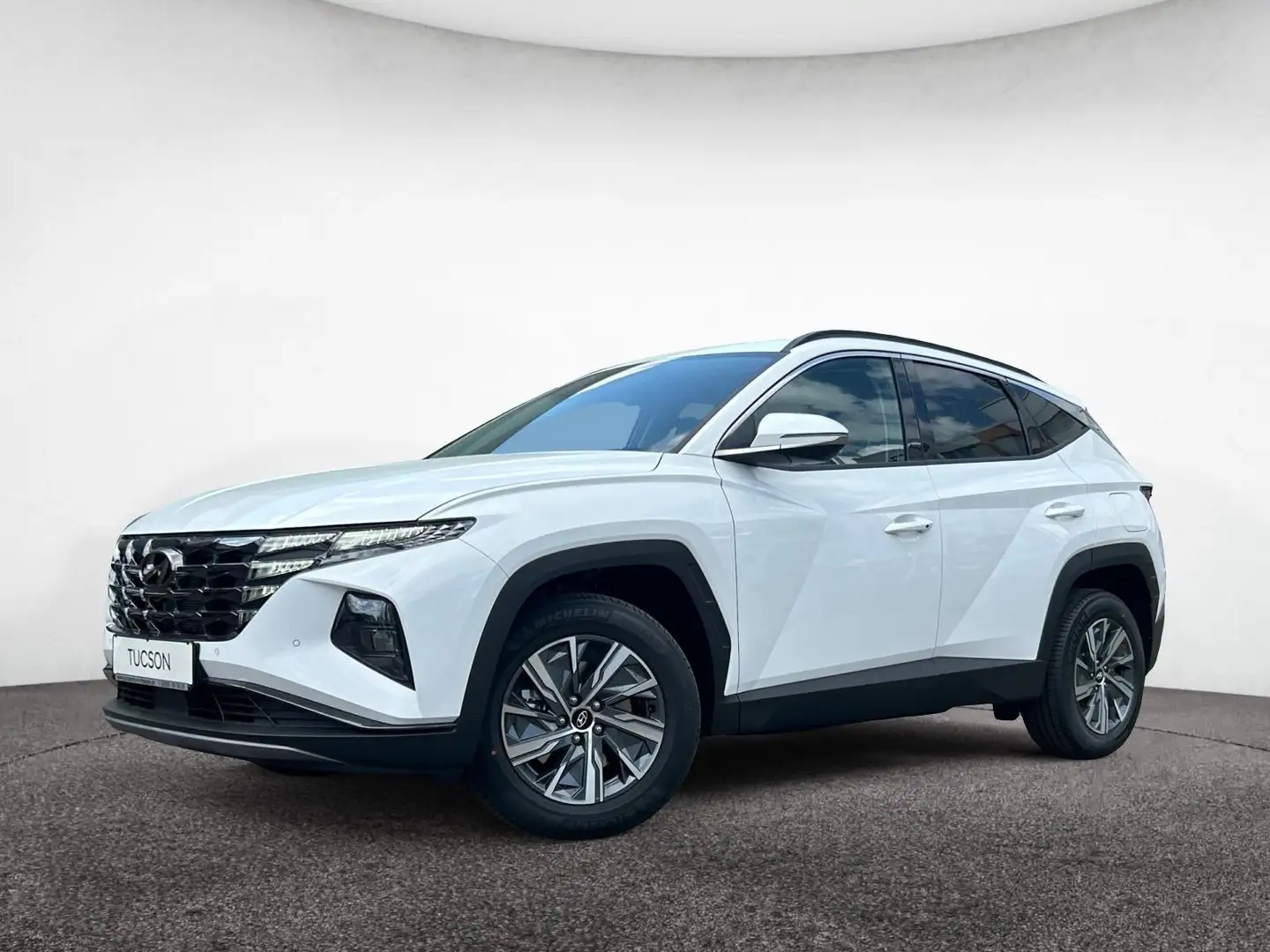Hyundai TUCSON TUCSON HEV 1.6 T 230PS AT 4WD TREND el. Heckklap Weiß - 1