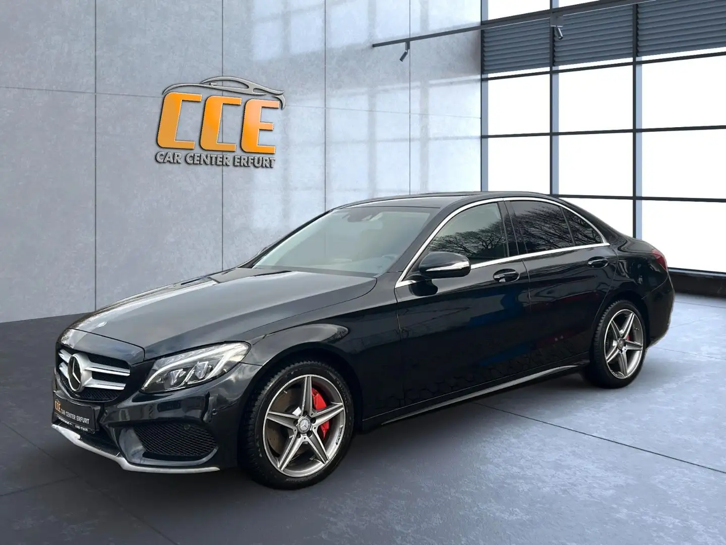 Mercedes-Benz C 250 AMG LED*ACC*AHK*HUD*Spurh*Lenk*Kamera* Schwarz - 1