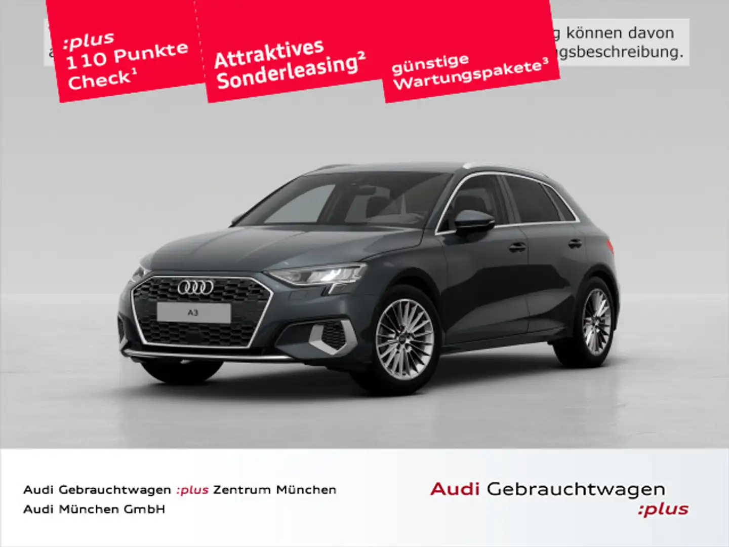 Audi A3 35 TFSI S tronic advanced AHK/PDC+/ Grau - 1